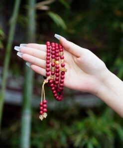 Smooth Journey 108 Red Incense Beads