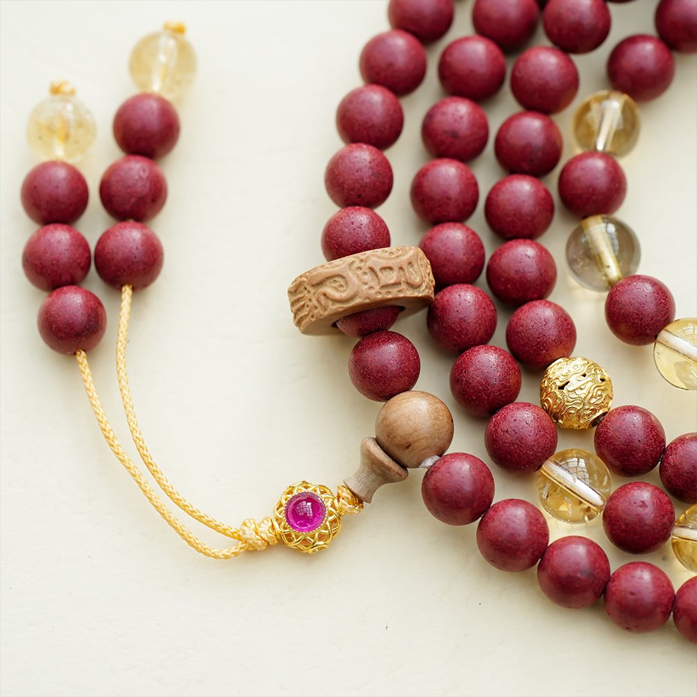 Smooth Journey 108 Red Incense Beads,108 Red Incense Beads,TH-201,incense beads,red bead strand,traditional inspired beads,incense bead gift,collectible incense beads