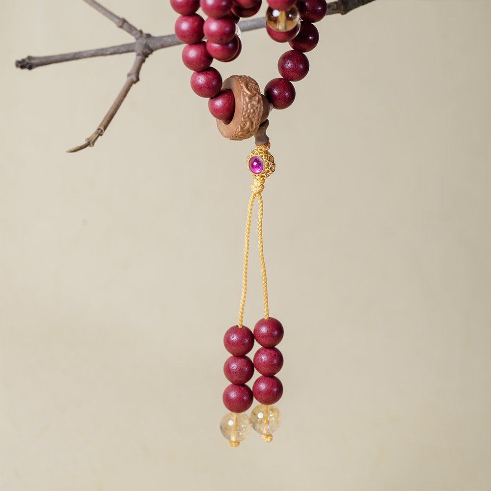 Smooth Journey 108 Red Incense Beads,108 Red Incense Beads,TH-201,incense beads,red bead strand,traditional inspired beads,incense bead gift,collectible incense beads
