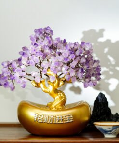 Zhao Cai Jin Bao Amethyst Crystal Tree | Career-Inspired Home & Office Decor