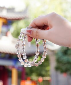 Black-Gold Super Seven Double-Wrap Bracelet | Business-Minded Crystal Style