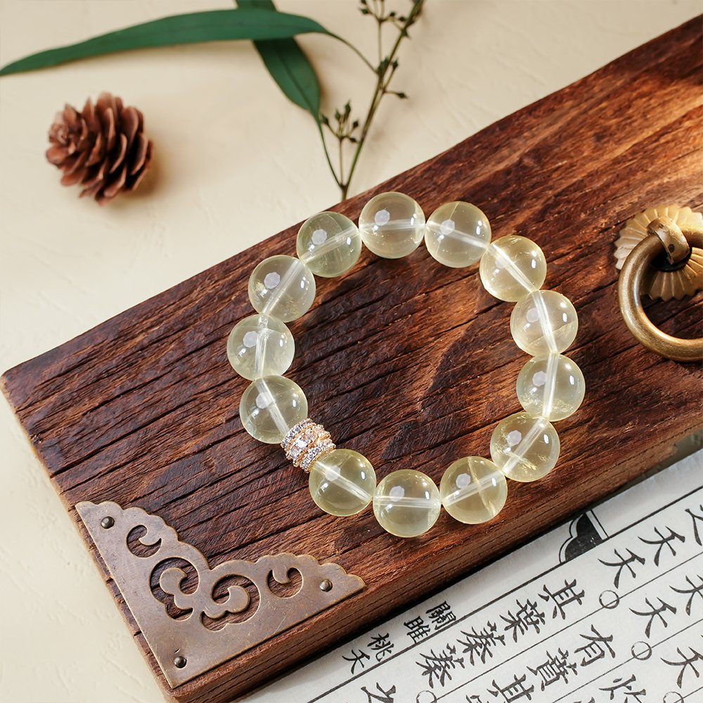 Citrine Bracelet 14mm,TS-104,citrine crystal bracelet,yellow crystal bracelet,polished citrine bracelet,crystal bracelet gift,elegant crystal bracelet,decorative crystal jewelry