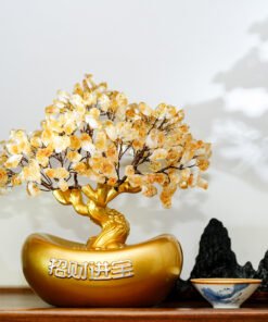 Zhao Cai Jin Bao Citrine Crystal Tree | Abundance-Inspired Home & Office Decor