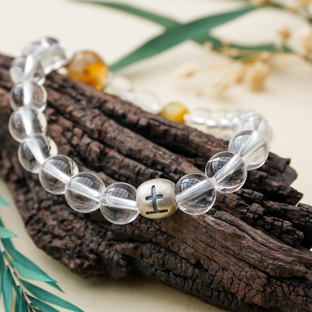 Five Elements Series Earth Bracelet,TS-1015,white crystal bracelet,yellow tower crystal bracelet,golden tiger eye bracelet,earth element bracelet,crystal bracelet gift,collectible crystal bracelet