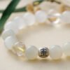 Five Elements Series Earth Bracelet,TS-1015,white crystal bracelet,yellow tower crystal bracelet,golden tiger eye bracelet,earth element bracelet,crystal bracelet gift,collectible crystal bracelet