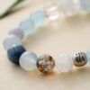 Five Elements Energy Fire Momentum Bracelet,TS-1024,sunstone bracelet,southern red agate bracelet,strawberry quartz bracelet,purple spodumene bracelet,fire element crystal bracelet,crystal bracelet gift