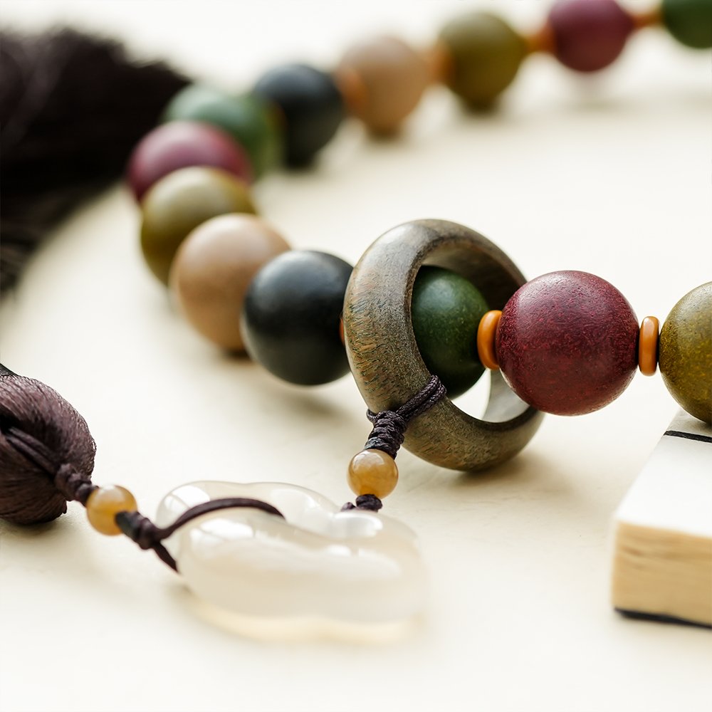 Five Blessings Incense Beads,24 Beads 15mm,THZ-103,handheld incense beads,spacer incense beads,traditional incense beads,incense bead gift,collectible incense beads