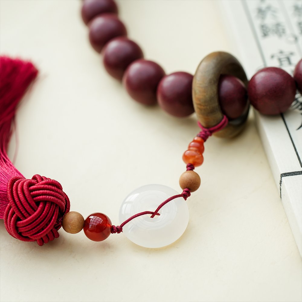 Five Elements Fire Incense Beads,Fire Incense Beads 15mm,THZ-1014,handheld incense beads,red fire incense blend,warm incense beads,incense bead gift,collectible incense beads