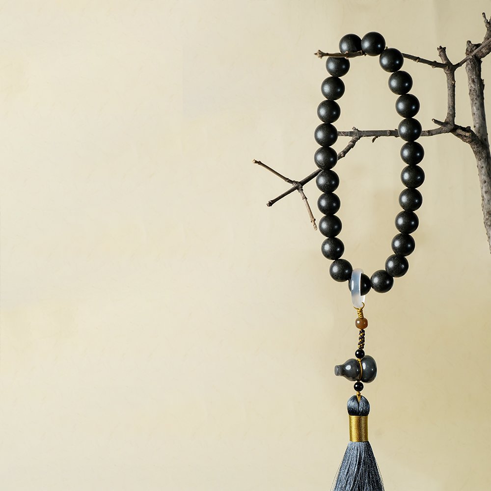 Five Elements Water Incense Beads,Water Incense Beads 15mm,THZ-1013,handheld incense beads,black water incense blend,fresh incense beads,incense bead gift,collectible incense beads