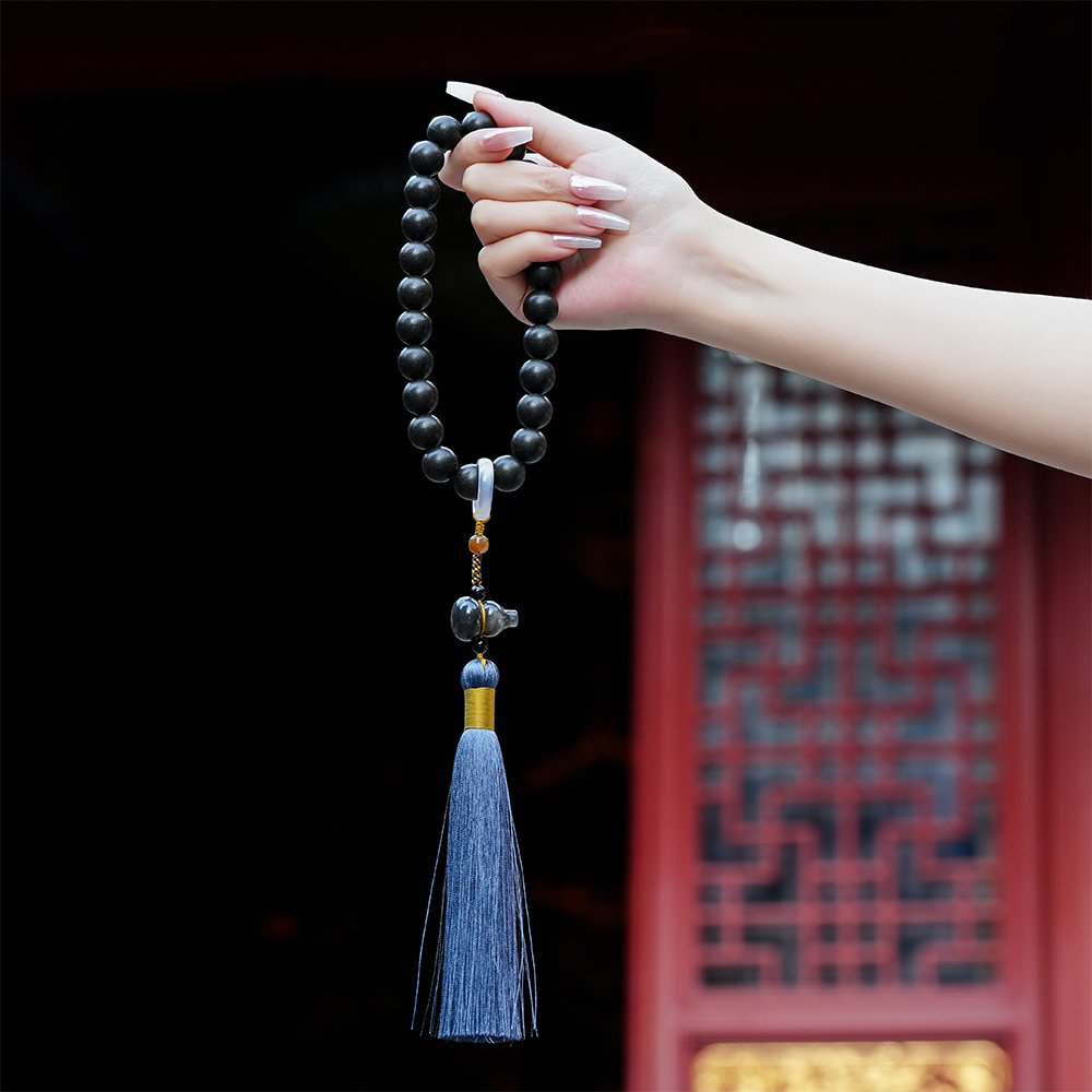 Five Elements Water Incense Beads,Water Incense Beads 15mm,THZ-1013,handheld incense beads,black water incense blend,fresh incense beads,incense bead gift,collectible incense beads