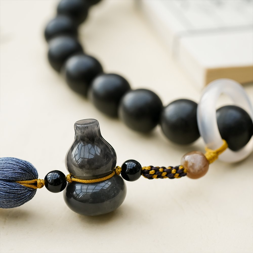 Five Elements Water Incense Beads,Water Incense Beads 15mm,THZ-1013,handheld incense beads,black water incense blend,fresh incense beads,incense bead gift,collectible incense beads