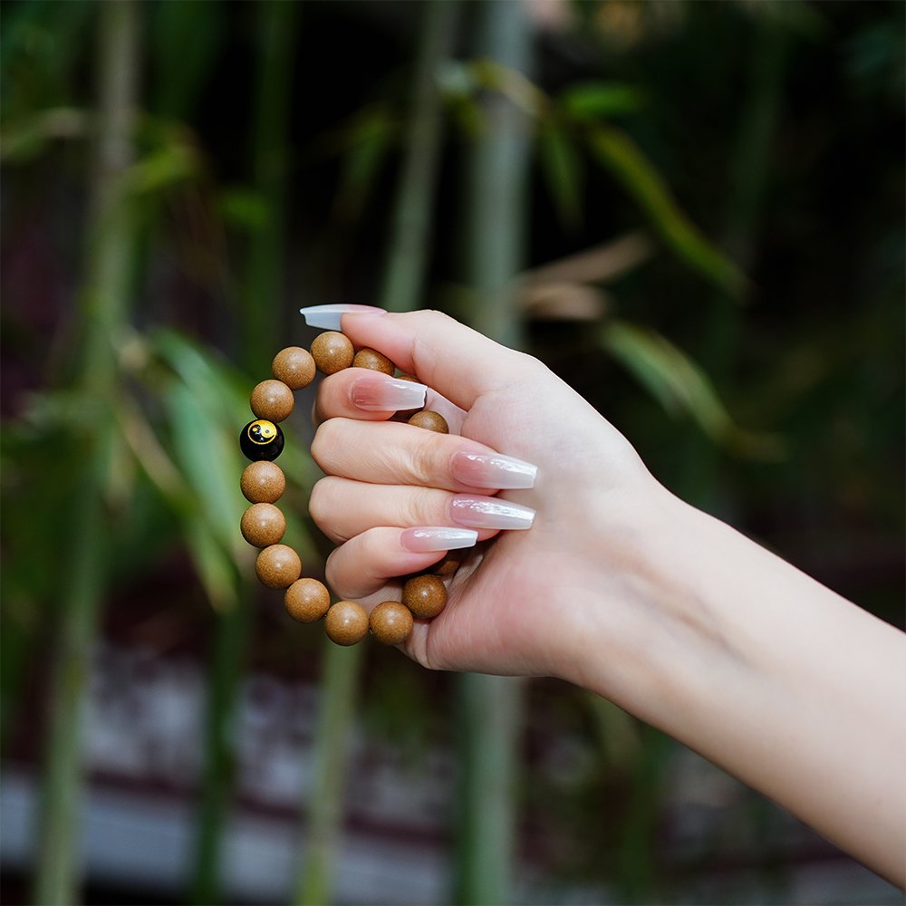 Taoist-Inspired Five Elements Black Incense Beads,Black Incense Beads 10mm,TH-1023,incense beads,water incense blend,traditional fragrance beads,incense bead gift,collectible incense beads