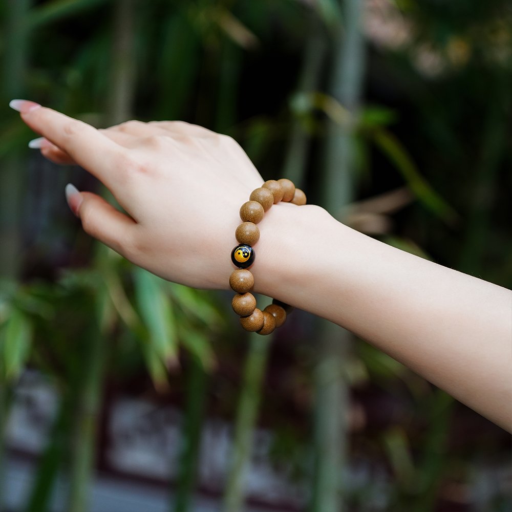 Taoist-Inspired Five Elements Black Incense Beads,Black Incense Beads 10mm,TH-1023,incense beads,water incense blend,traditional fragrance beads,incense bead gift,collectible incense beads