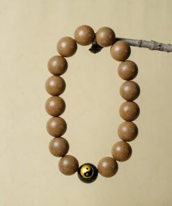 Taoist-Inspired Five Elements Black Incense Beads 10mm