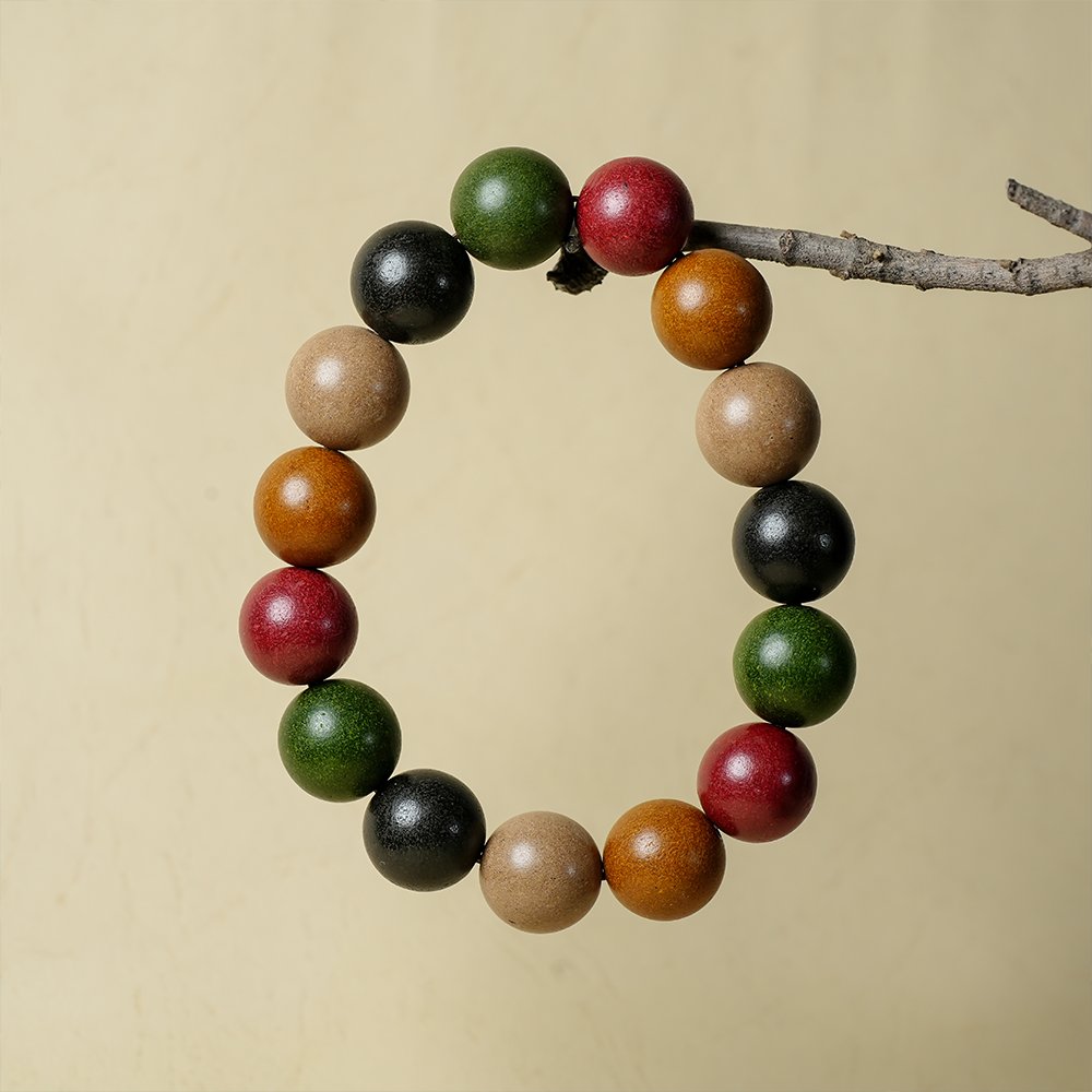 Five Elements Incense Beads,15 Beads 15mm,TH-105,incense beads,traditional inspired beads,fragrance bead piece,incense bead gift,collectible incense beads