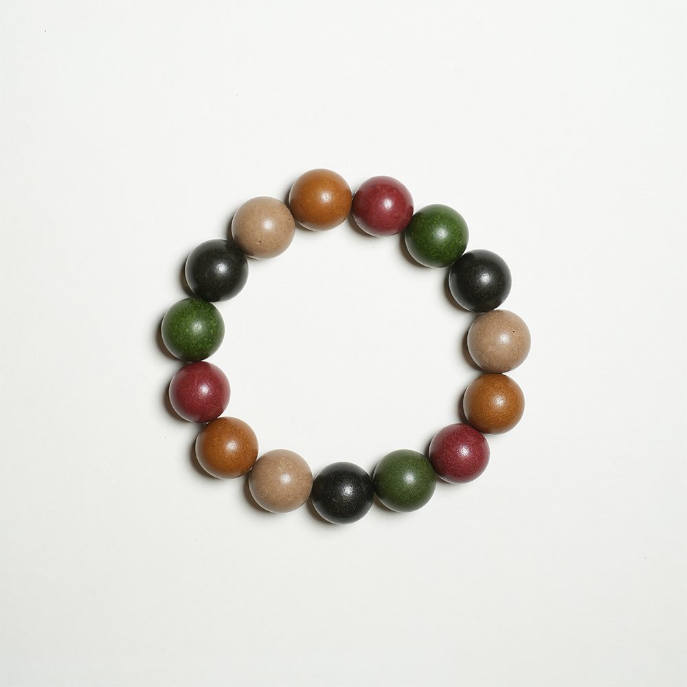 Five Elements Incense Beads,15 Beads 15mm,TH-105,incense beads,traditional inspired beads,fragrance bead piece,incense bead gift,collectible incense beads