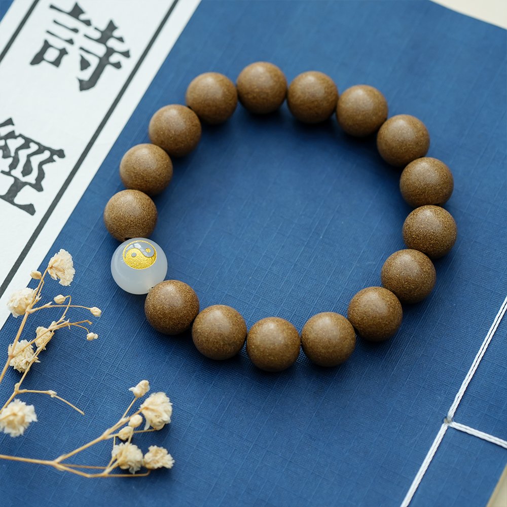Taoist-Inspired Five Elements White Incense Beads,White Incense Beads 10mm,TH-1021,incense beads,metal incense blend,traditional fragrance beads,incense bead gift,collectible incense beads