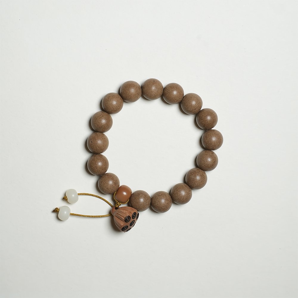 Women’s Lotus Pod Incense Bead Bracelet,Lotus Pod Bracelet 10mm,TH-101,incense bead bracelet,women's incense bracelet,traditional inspired bracelet,incense bead gift,collectible bracelet