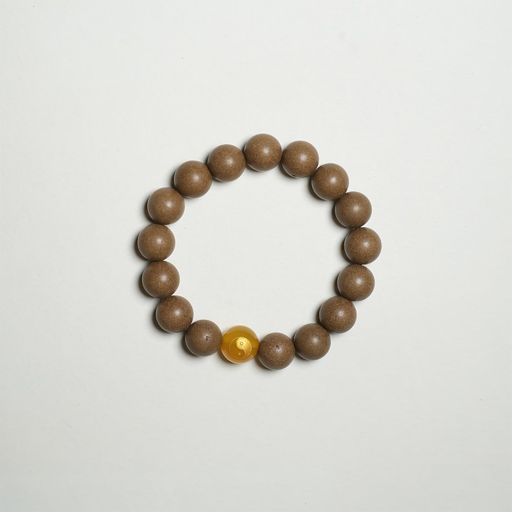 Taoist-Inspired Five Elements Yellow Incense Beads,Yellow Incense Beads 10mm,TH-1025,incense beads,earth incense blend,traditional fragrance beads,incense bead gift,collectible incense beads