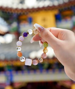 Energy Full Bloom Multi-Gem Crystal Bracelet | Colorful Restorative Crystal Style