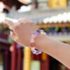 Cancer zodiac bracelet,Cancer crystal bracelet,gentle guardian crystal bracelet,amethyst clear quartz bracelet,strawberry quartz bracelet,Nanhong red agate bracelet,aquamarine bracelet,yellow phantom quartz bracelet,courage symbolism bracelet,confidence crystal bracelet,TS-213 bracelet