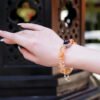 yellow phantom quartz bracelet,smoky quartz tiger eye bracelet,yellow tiger eye bracelet,golden tiger eye bracelet,abundance inspired crystal bracelet,men’s crystal bracelet,focus crystal bracelet,grounding crystal bracelet,natural stone bracelet,TS-116 bracelet