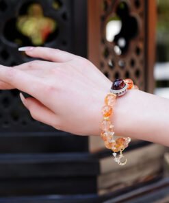 Red Garden Quartz Bracelet | Clear Thinking Crystal Style
