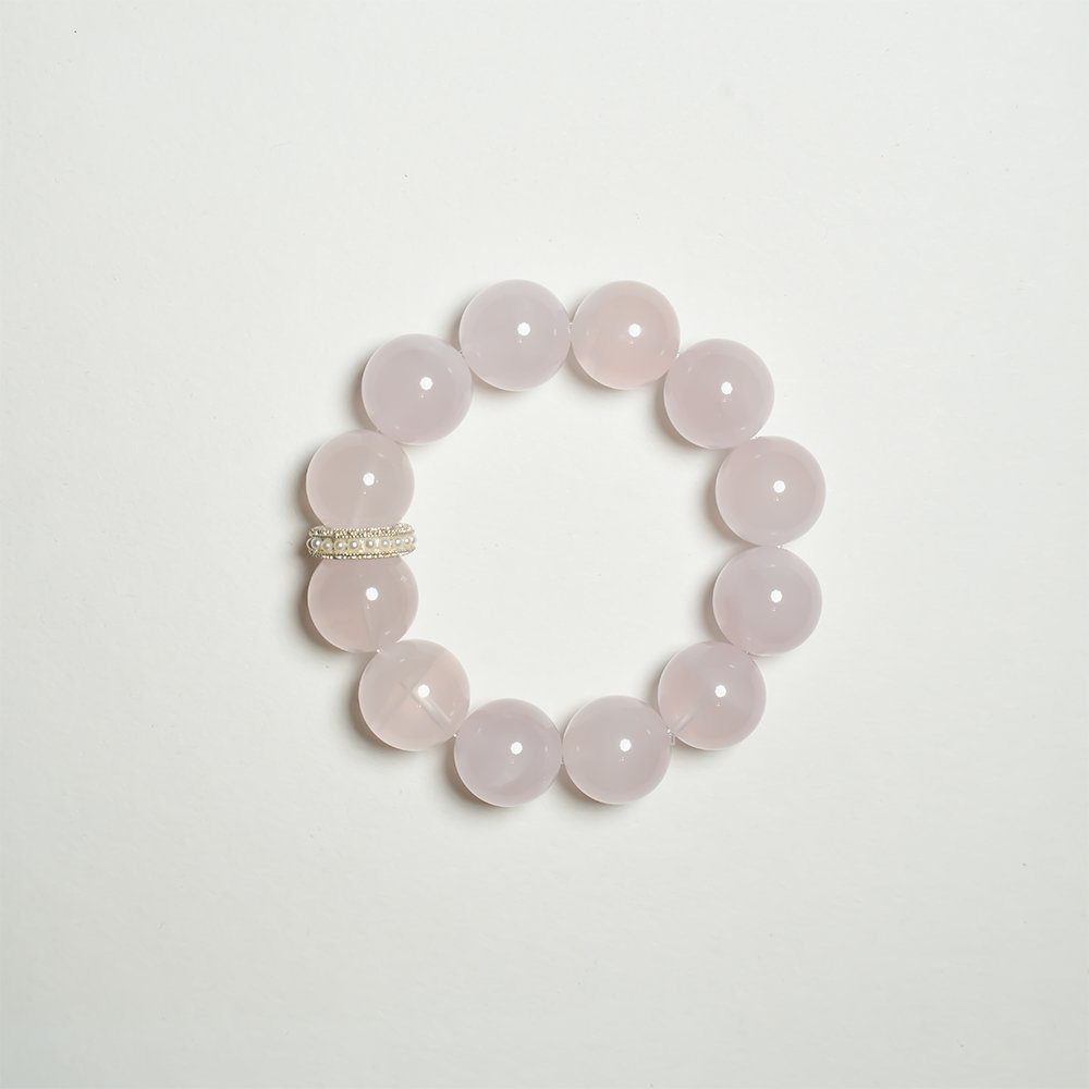 Rose Quartz Bracelet 16mm,TS-108,rose quartz crystal bracelet,pink crystal bracelet,polished rose quartz bracelet,crystal bracelet gift,elegant crystal bracelet,feminine crystal jewelry