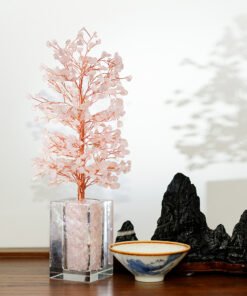 Rose Quartz Crystal Tree | Relationship Harmony Home & Office Decor