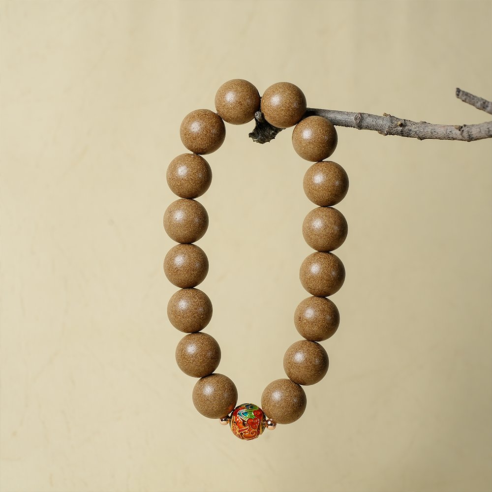 Two-Tone Deer Round Bead Bracelet for Women,Incense Bead Bracelet 10mm,TH-106,deer bead bracelet,women's incense bracelet,traditional inspired bracelet,incense bead gift,collectible bracelet