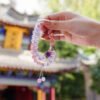 Amethyst Pixiu Multi-Wrap Bracelet,TS-203,amethyst bracelet,yellow tower crystal bracelet,southern red agate bracelet,Pixiu crystal bracelet,multi-wrap crystal bracelet,symbolic crystal jewelry