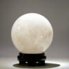 small black crystal sphere,black crystal ball,compact black crystal sphere,grounding crystal decor,protective symbolism crystal ball,black sphere desk decor,office crystal decor,home crystal ball decor,small polished black crystal sphere,TS-4042 crystal sphere