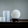 large clear quartz sphere,clear crystal ball,white crystal sphere,clear quartz ball decor,clarity crystal decor,wisdom inspired crystal sphere,symbolic cleansing decor,home office crystal decor,study desk crystal ball,TS-4051 crystal sphere