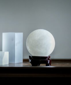 Small Clear Quartz Sphere | Clarity & Wisdom-Inspired Desk Decor