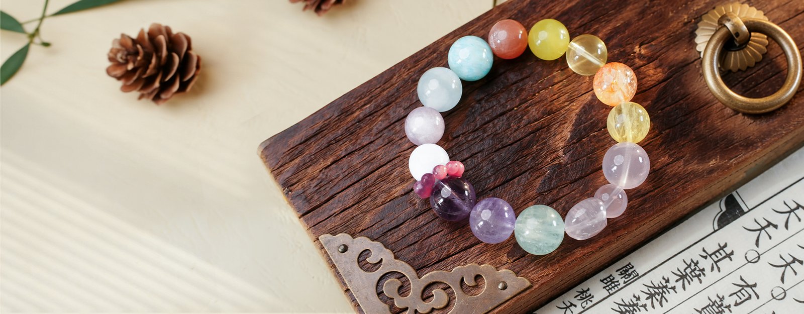 feng shui inspired bracelet designed for harmony and balance